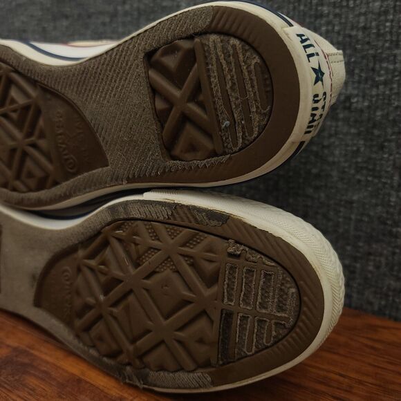 Converse Chuck Taylor All Star Low Sneakers Womens 7 Off White Canvas Casual - Picture 11 of 13